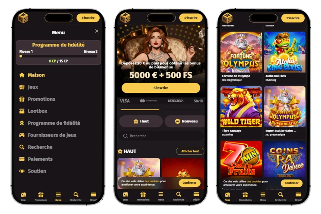 Wanted Win Casino Plateforme Mobile